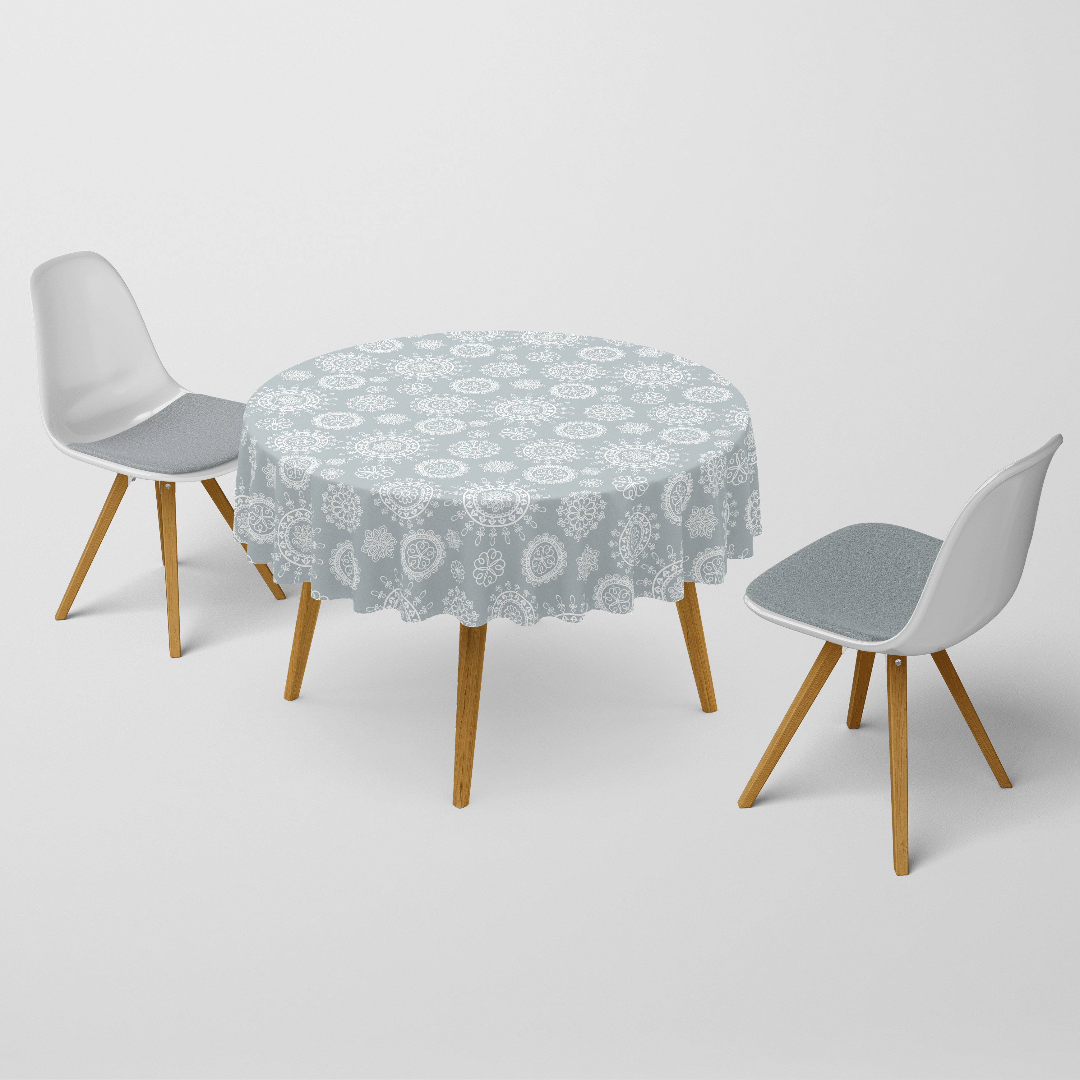 Nappe de table ronde Mandala imprimé