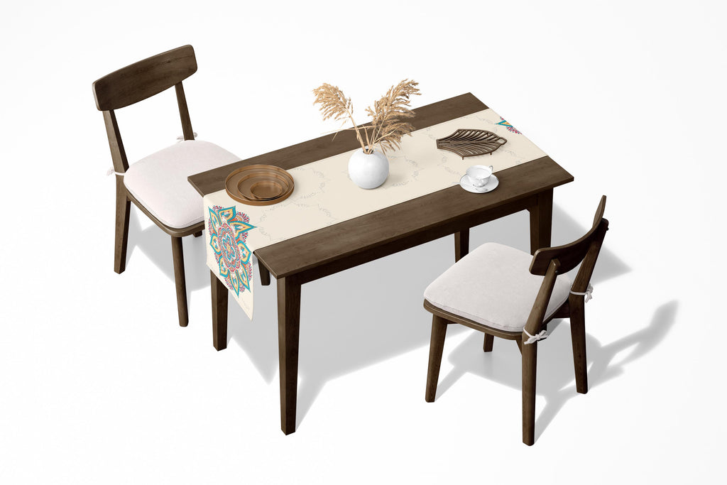 Chemin de Table Imprimé Géométrique 45/150 cm