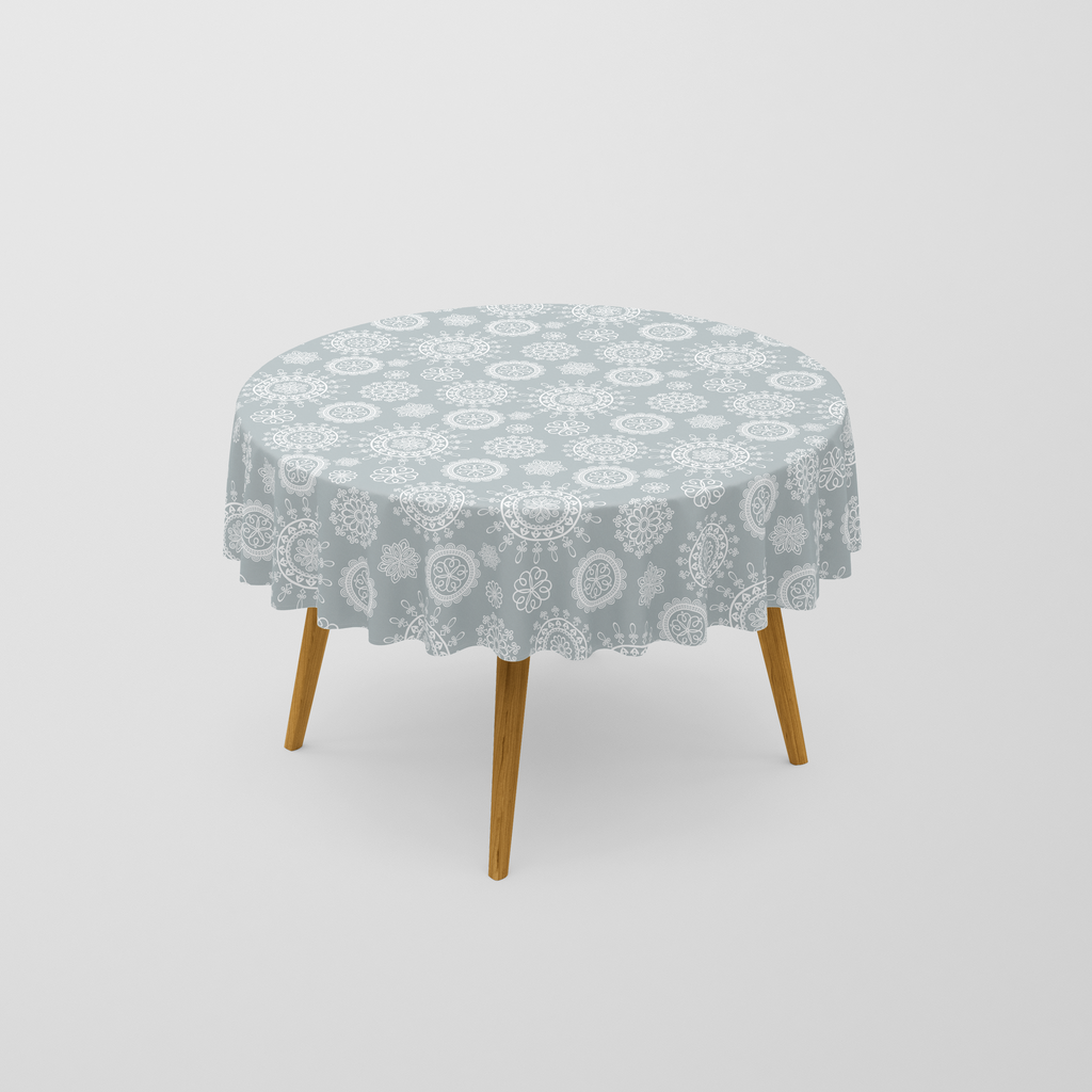 Nappe Ronde Imprimée Mandala