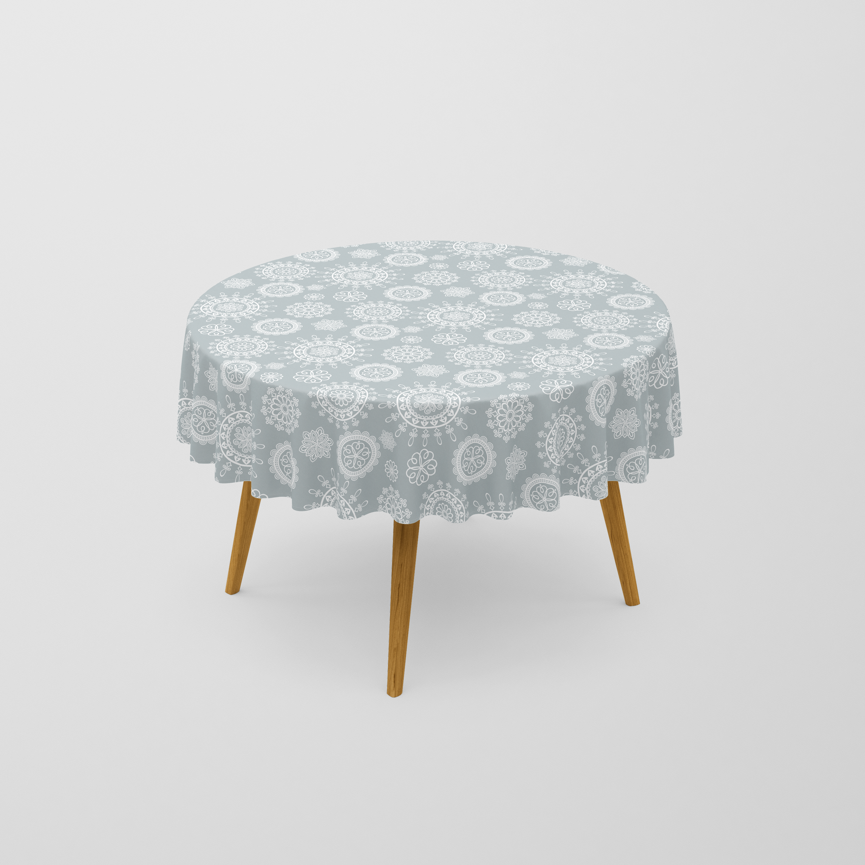 Nappe de table ronde Mandala imprimé