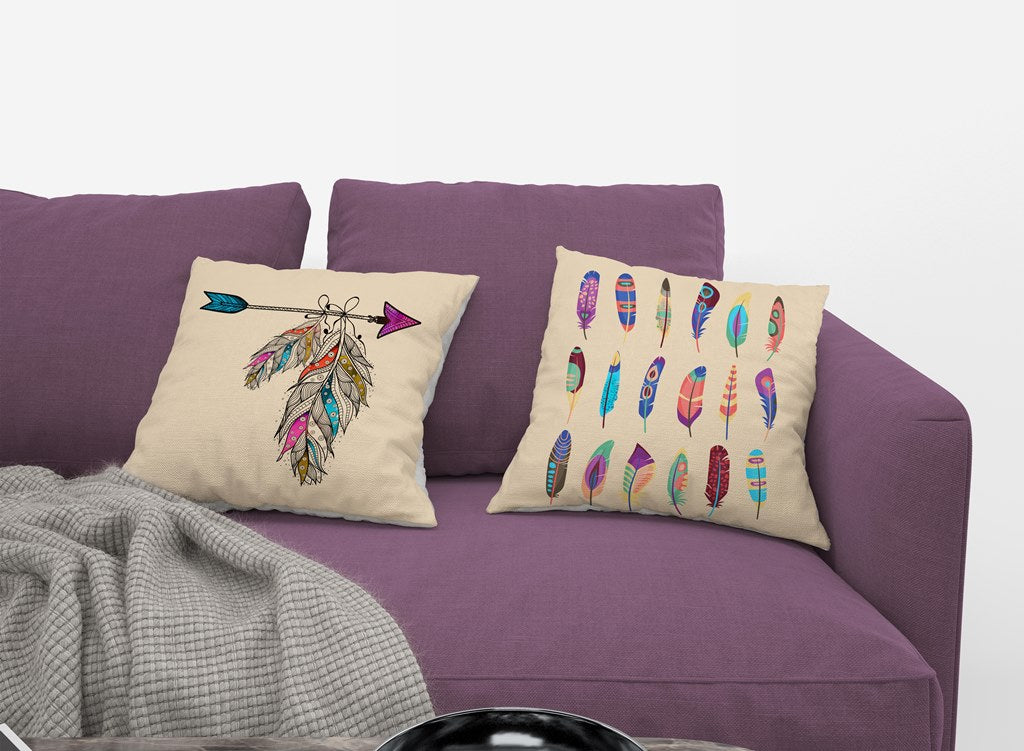 4 housses de coussin Dream catcher, 40*40cm