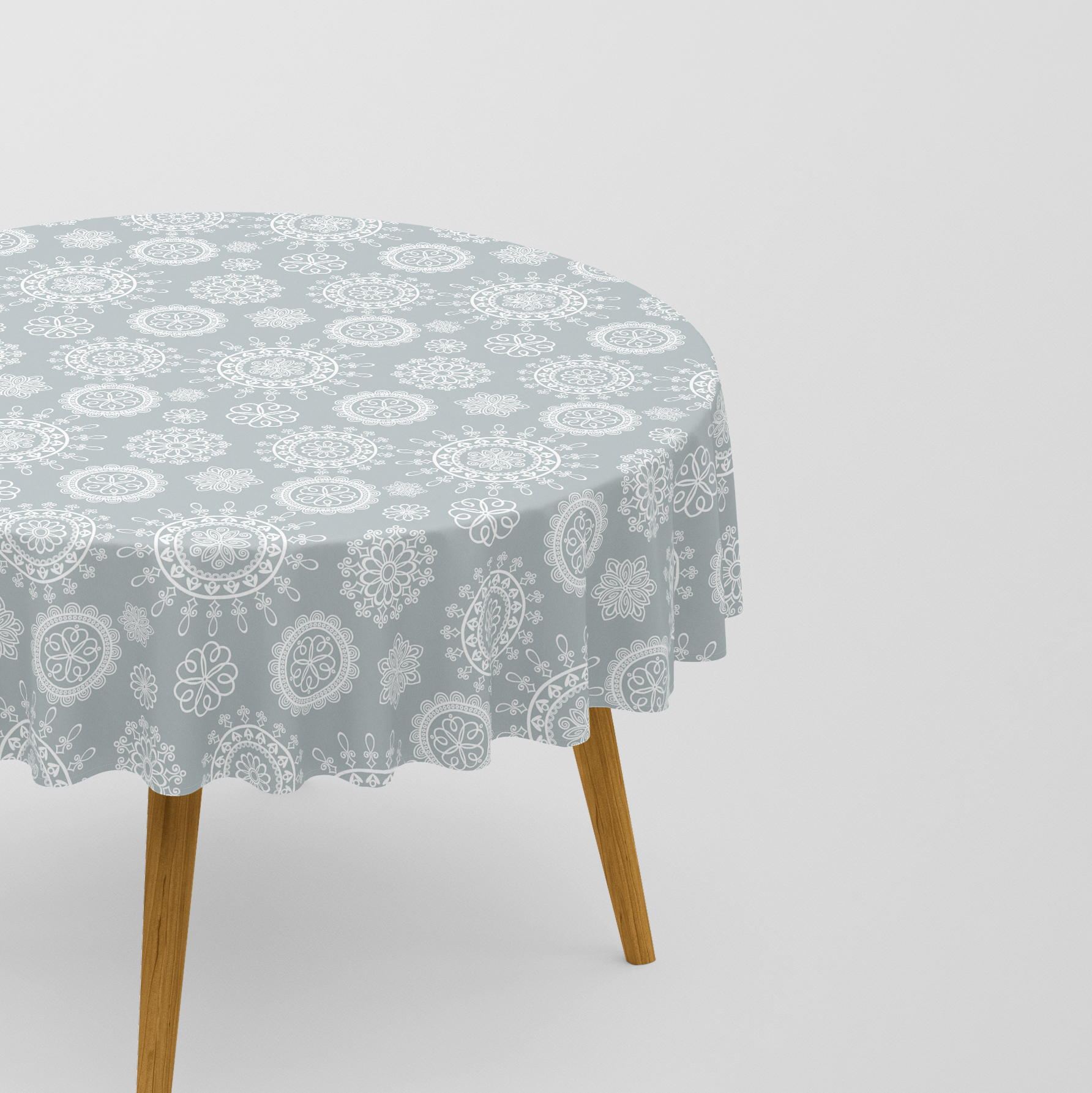 Nappe de table ronde Mandala imprimé
