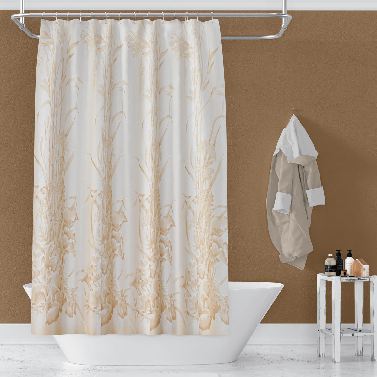 Rideau de Douche Filiz Imprimé Imperméable 180 * 200cm