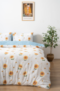 Ensemble de housse de couette double AYÇİÇEĞİ