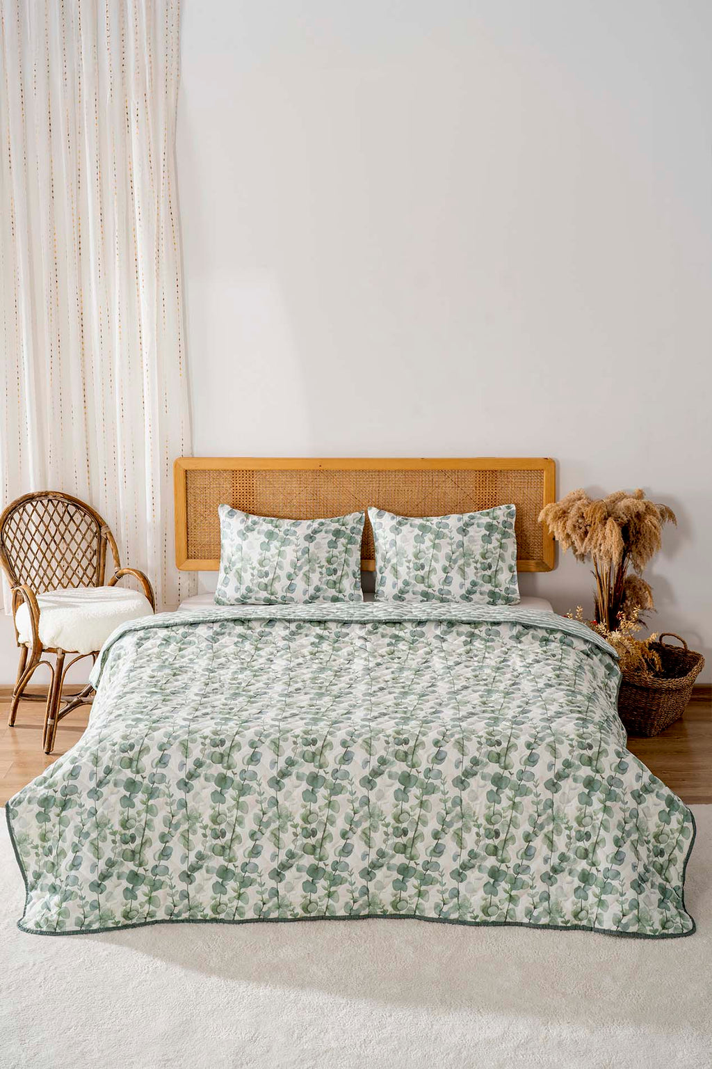 Couette bombée en polycoton Okaliptus