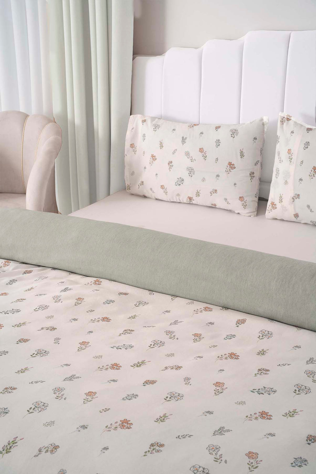 Ensemble de housse de couette double Blush