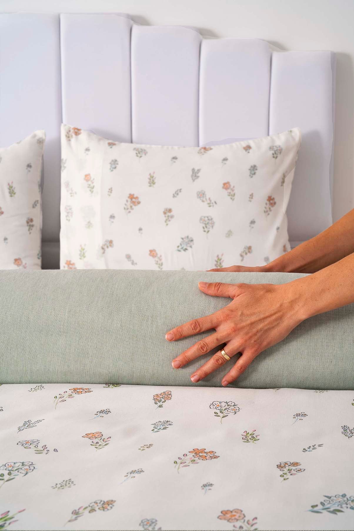 Ensemble de housse de couette double Blush