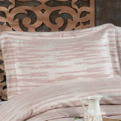 Couvre-Lit ALİNA Saumon4 pièces