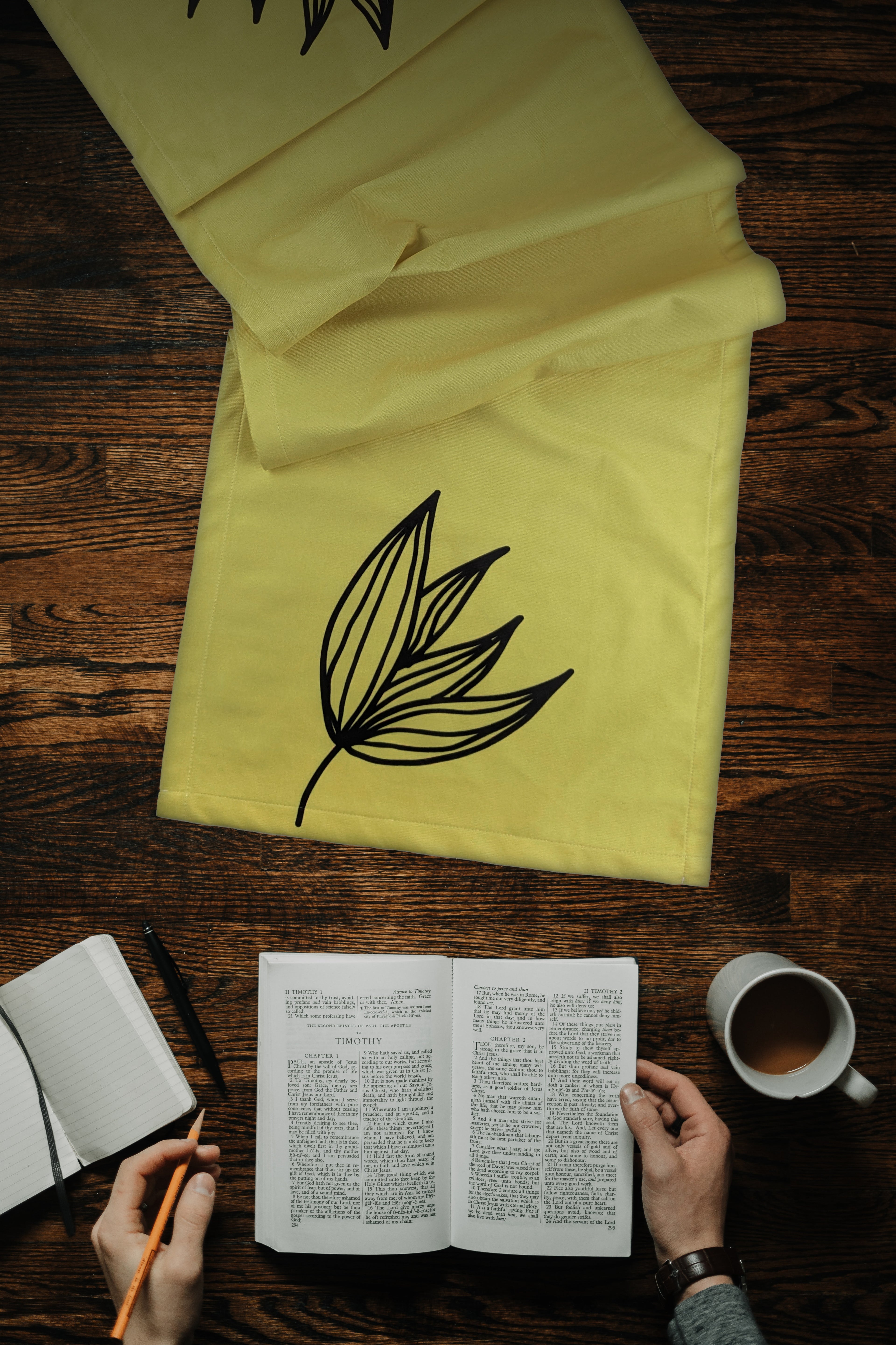 Chemin de Table Imprimé Tulip 45/150 cm