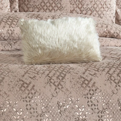 Couvre-Lit ANNA Rose poussiéreux 4 pièces