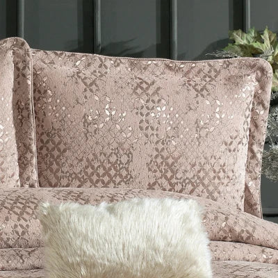 Couvre-Lit ANNA Rose poussiéreux 4 pièces