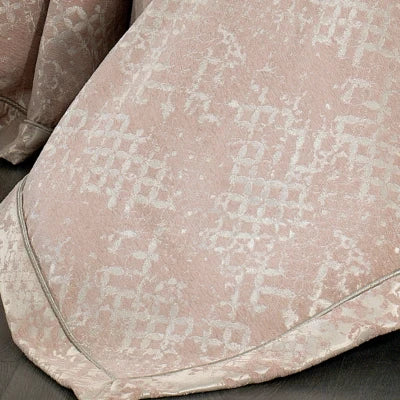 Couvre-Lit ANNA saumon 4 pièces