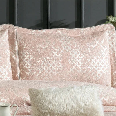 Couvre-Lit ANNA saumon 4 pièces