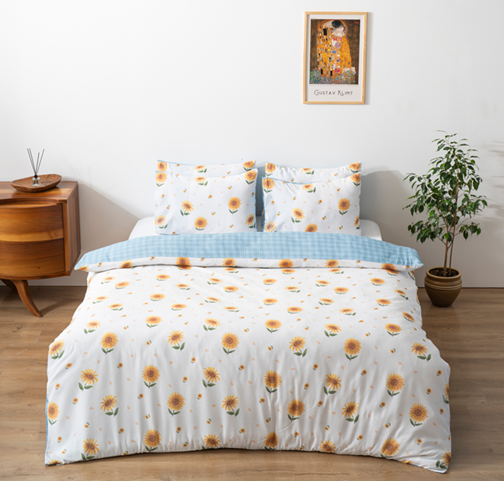 Ensemble de housse de couette double AYÇİÇEĞİ