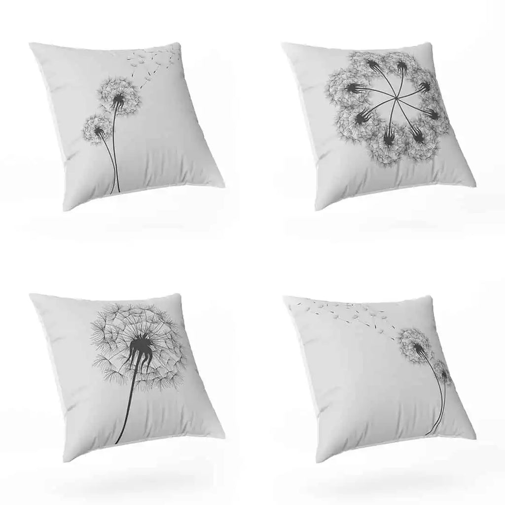 4 housses de coussin Dandelion, 40*40cm