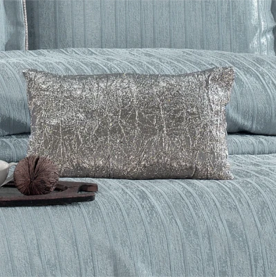 Couvre-Lit DECO turquoise 4 pièces