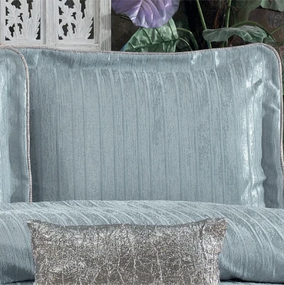 Couvre-Lit DECO turquoise 4 pièces