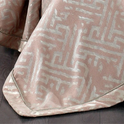 Couvre-Lit DIAMOND saumon 4 pièces