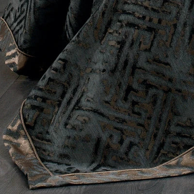 Couvre-Lit  DIAMON gris anthracite 4 pièces