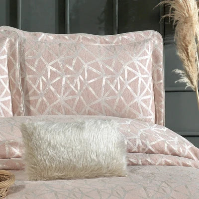 Couvre-Lit ELIZ  saumon 4 pièces