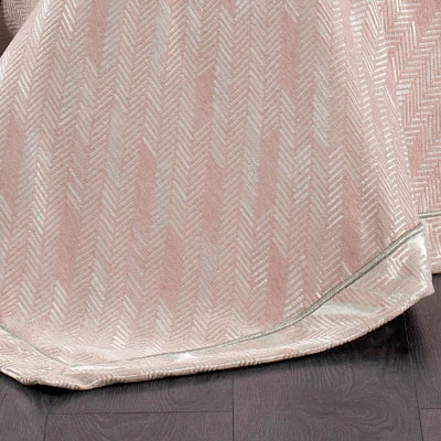 Couvre-Lit JULIA saumon 4 pièces