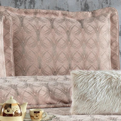 Couvre-Lit Podyum Rose poussiéreux 4 pièces