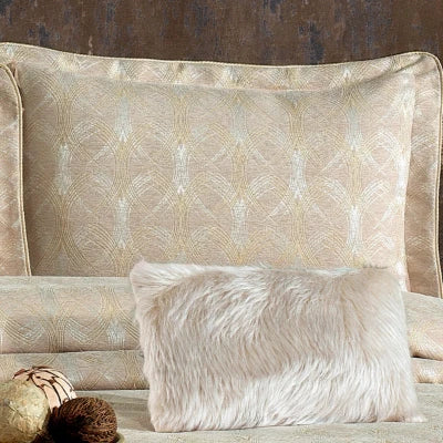 Couvre-Lit PODYUM  doré 4 pièces