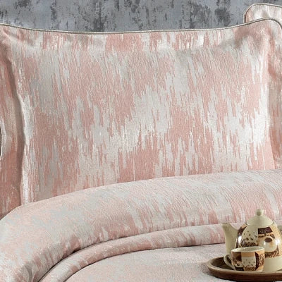 Couvre-Lit STELLA saumon 4 pièces