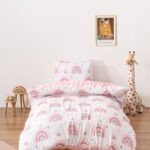 Ensemble de housse de couette d'enfant Pastel gökkuşağı