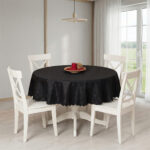 Nappe de table ronde – 160 cm en Jacquard Premium